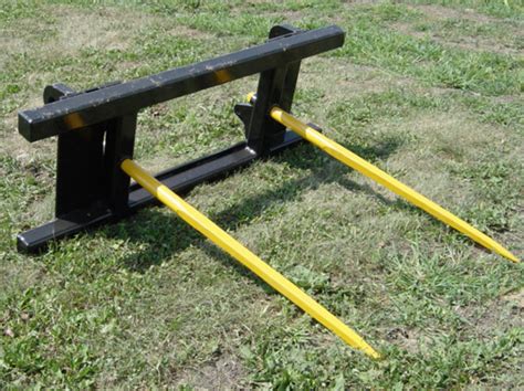 double bale spear for skid steer fs 19|double bale spikes for sale.